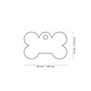 MY FAMILY TAG SMALL ALUMINUM BONE