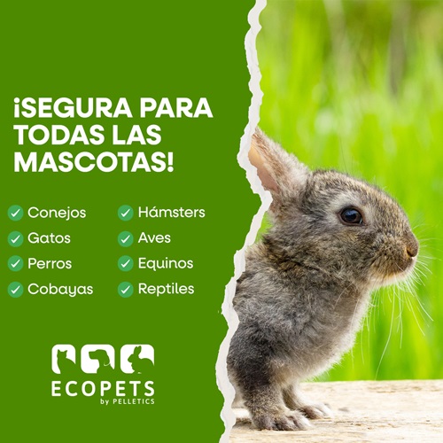 ARENA ECOLOGICA WOOD PELLETS ECOPETS PARA MASCOTAS