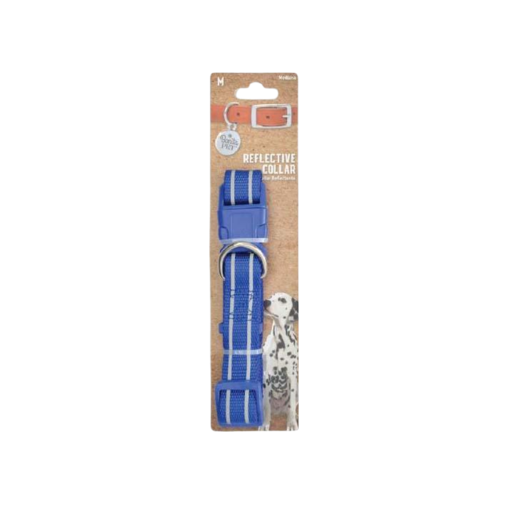 COLLAR PARA PERRO VARIOS COLORES BONITA PET 40-60CM