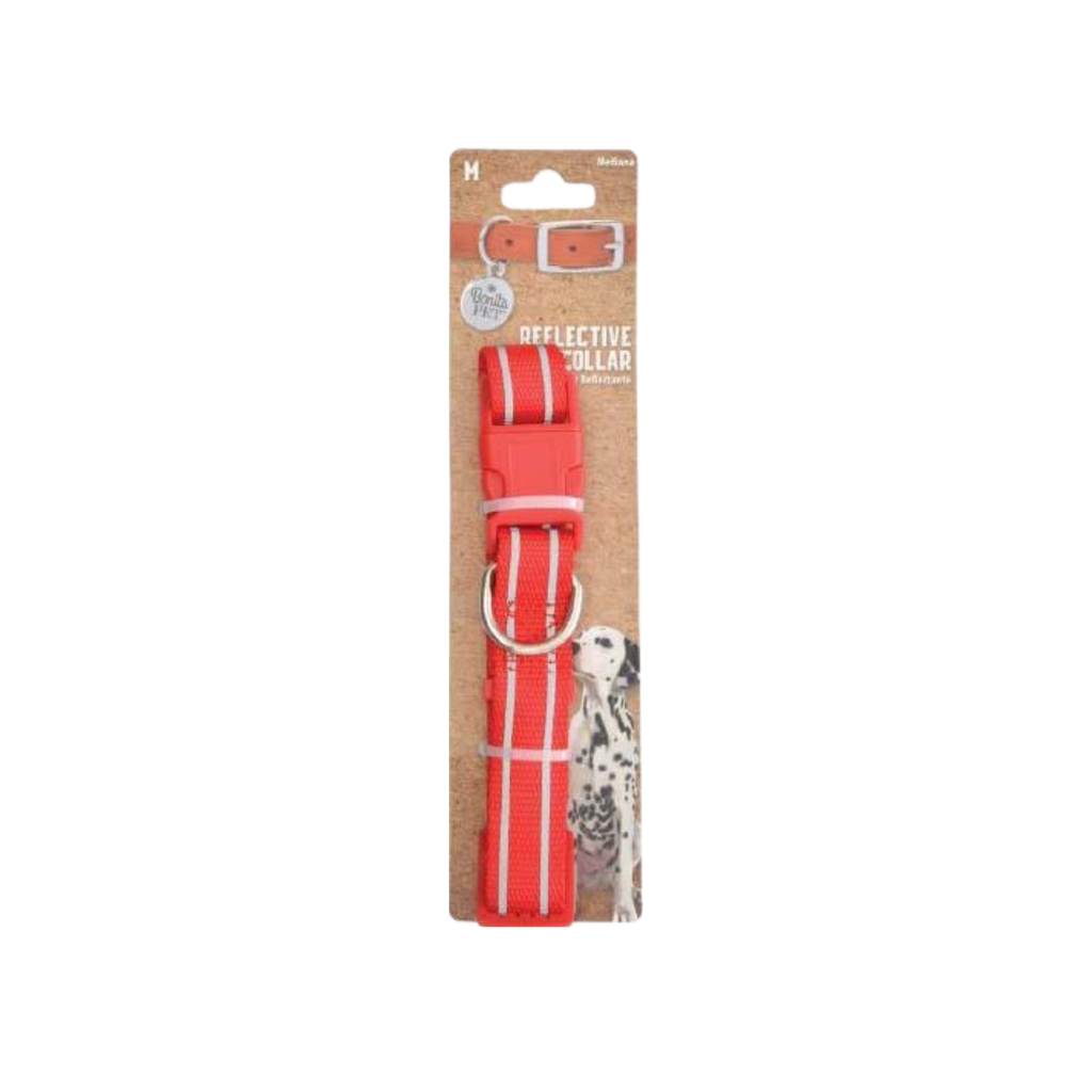 COLLAR PARA PERRO VARIOS COLORES BONITA PET 40-60CM