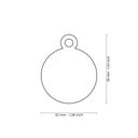 MY FAMILY TAG ALUMINUM ROUND LARGE 