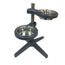 PLATO PARA MASCOTA DOBLE STAND AJUSTABLE