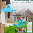 COMEDERO PARA PAJAROS INTELIGENTE CON CAMARA Y PANEL SOLAR