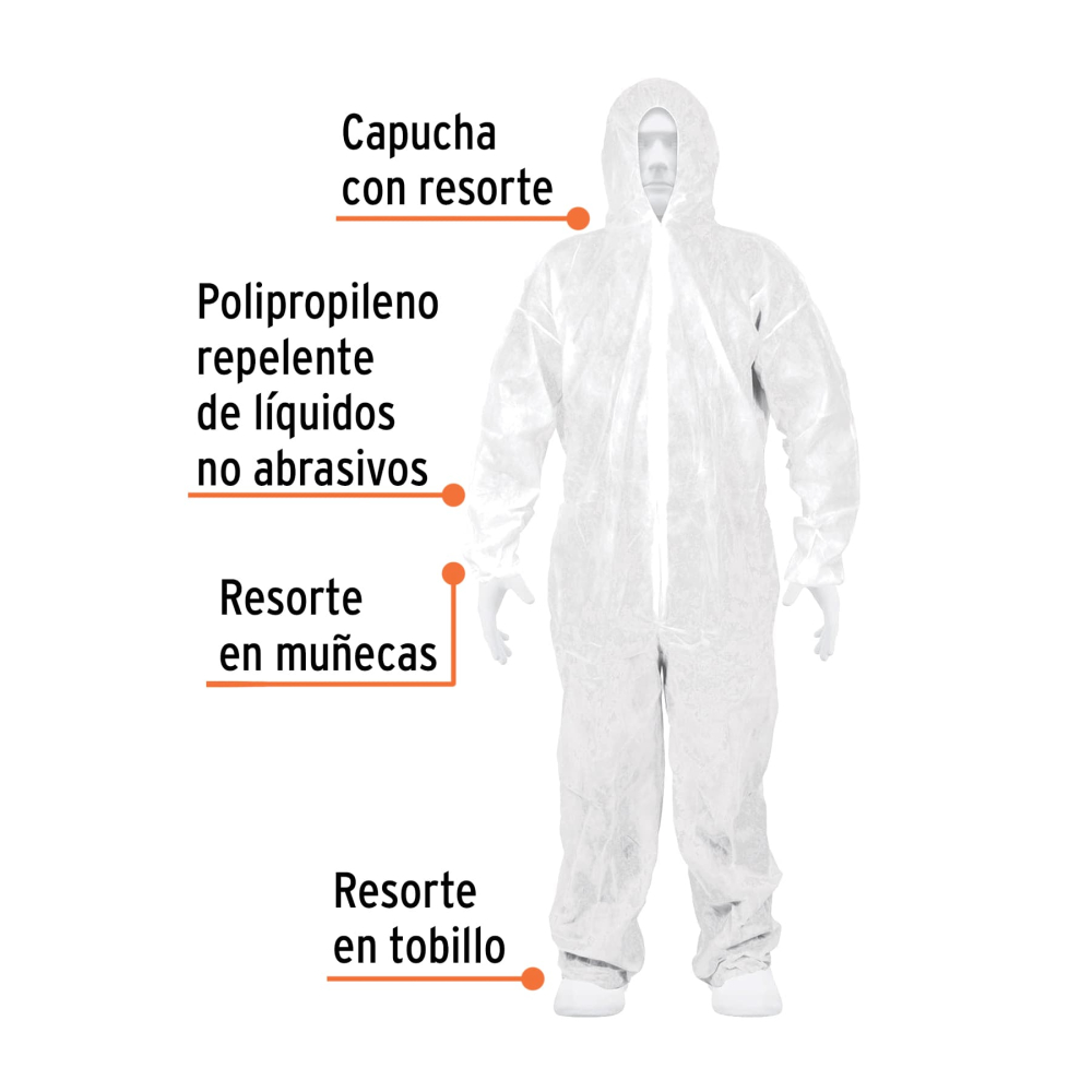 OVEROL PARA FUMIGACION TRUPER DESECHABLE
