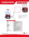 BOMBA FUMIGADORA DE MOCHILA DUCATI