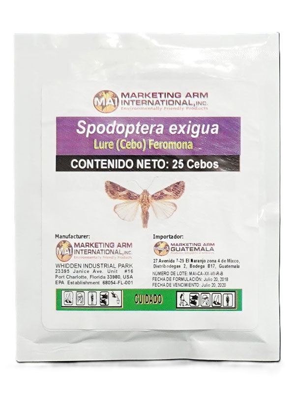 POLVO ATRAYENTE PARA INSECTOS x 25 CEBOS