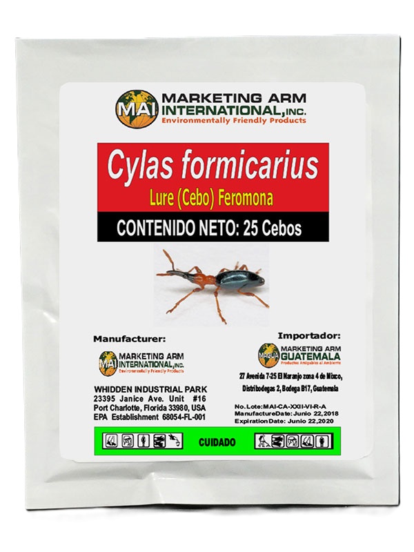 POLVO ATRAYENTE PARA INSECTOS x 25 CEBOS