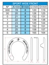 HERRADURA PARA CABALLO DUFOUR MANO ANCHA 1 PESTAÑA x 1 PAR