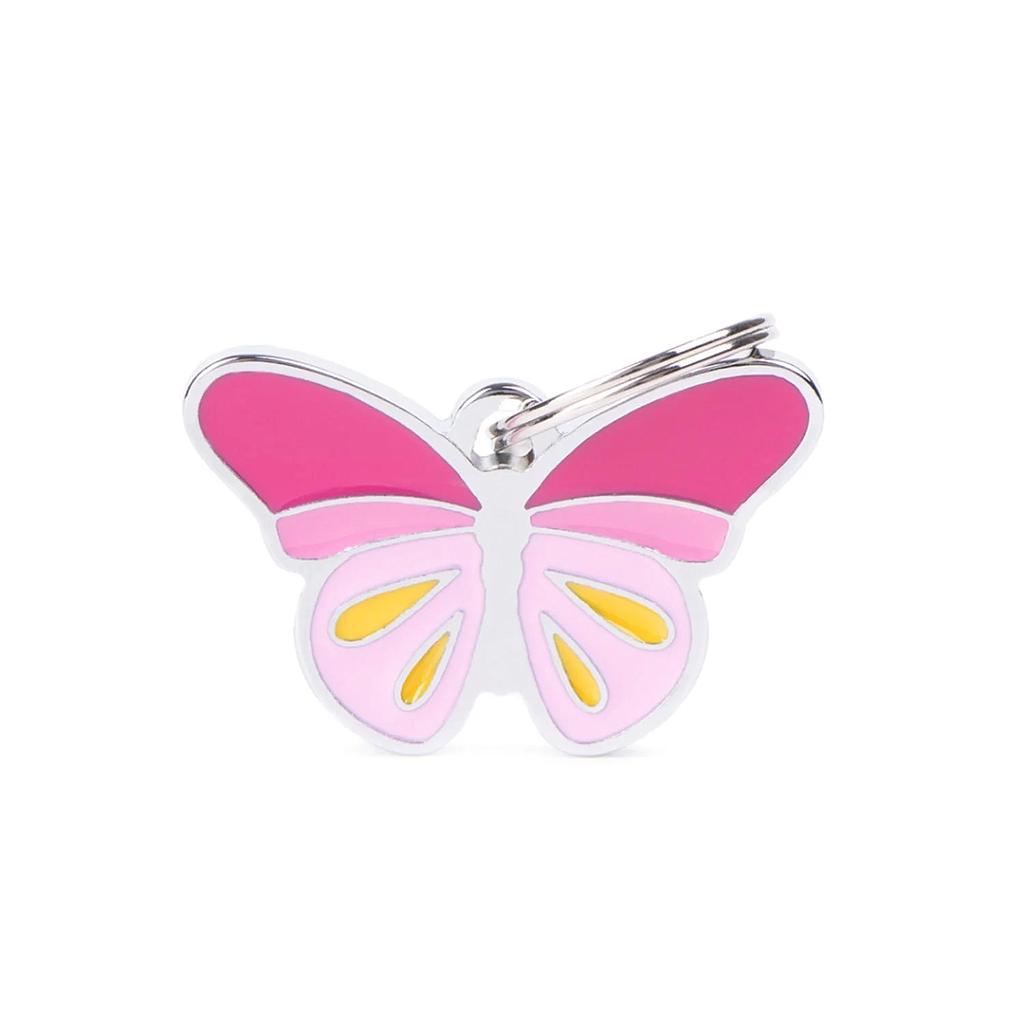 MY FAMILY TAG CHARM BUTTERFLY CHARM