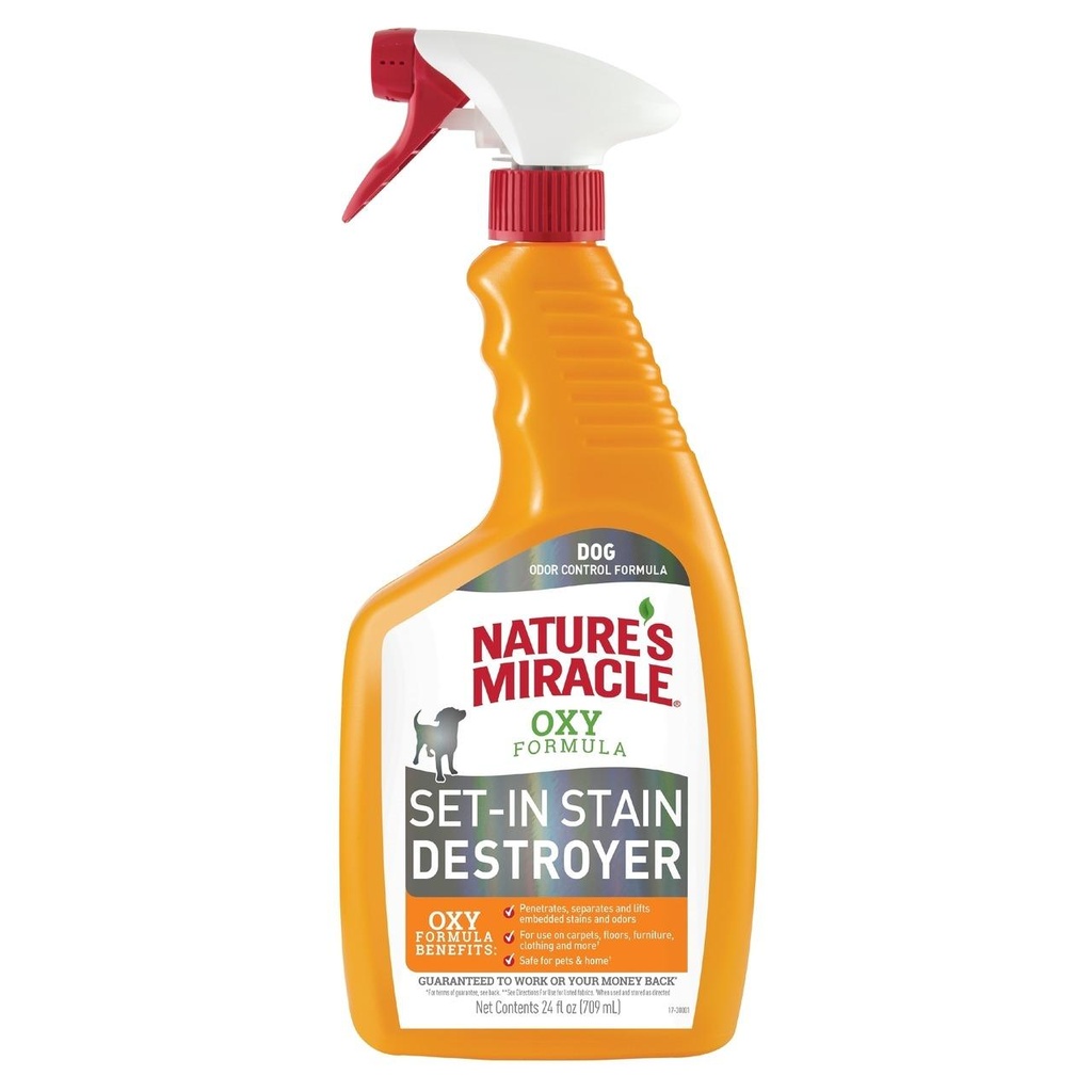 NATURES MIRACLE SET IN STAIN DESTROYER OXY FORMULA 24 ONZ 