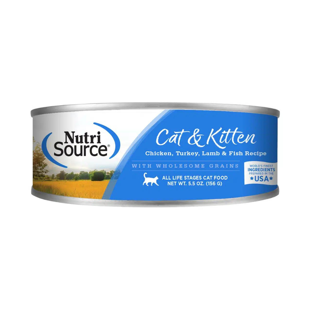 ALIMENTO HUMEDO PARA GATO NUTRISOURCE CHICKEN, TURKEY, LAMB AND FISH