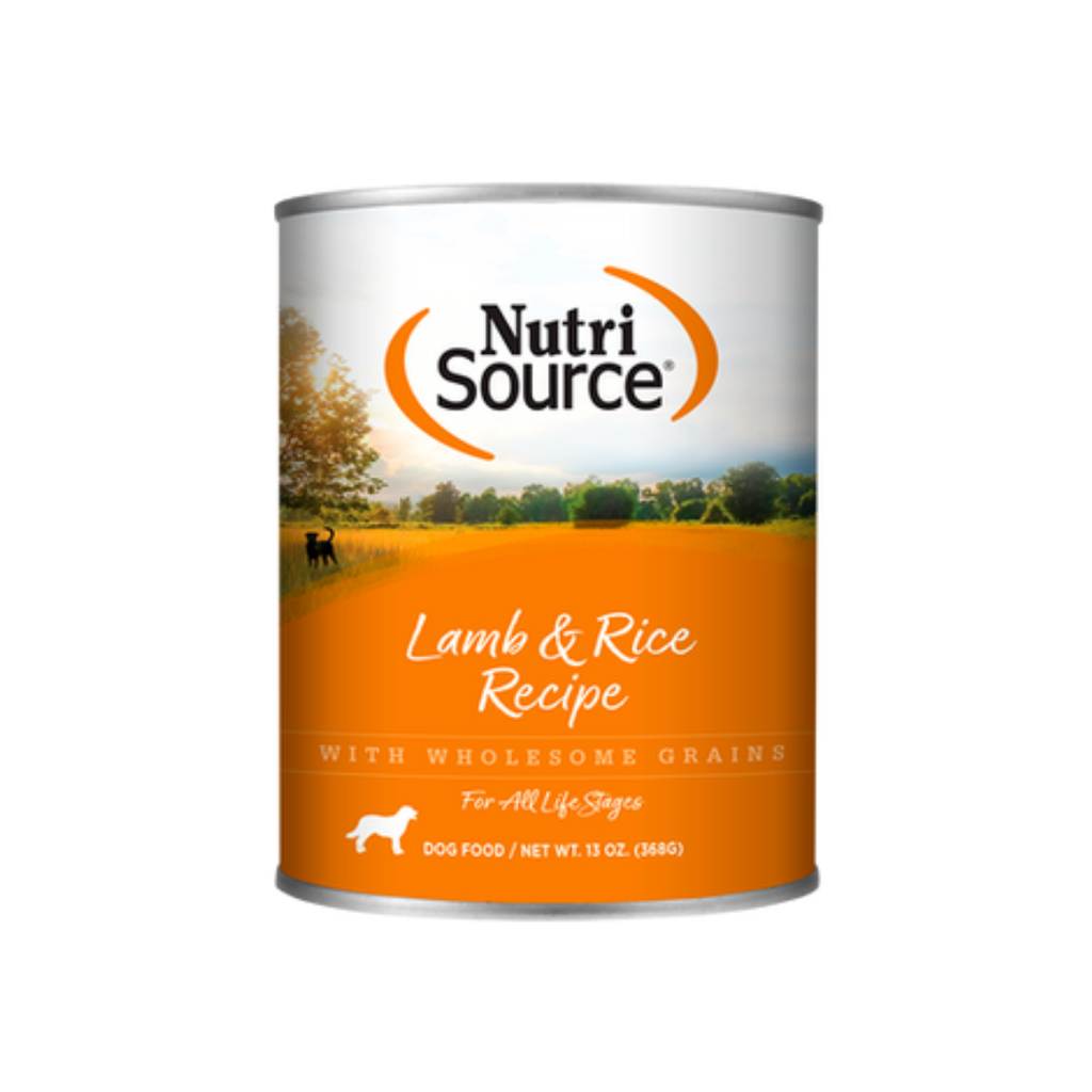 ALIMENTO HUMEDO PARA PERRO NUTRISOURCE LAMB AND RICE 12.3 ONZ