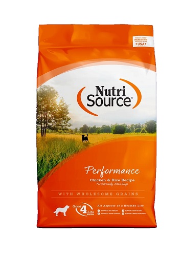 CONCENTRADO PARA PERRO NUTRISOURCE PERFORMANCE CHICKEN AND RICE 40 LB