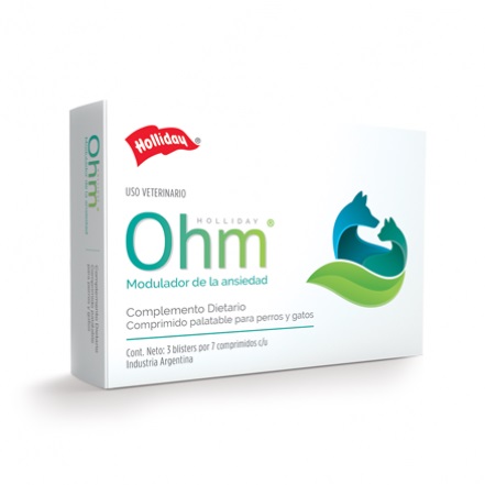 OHM BIOMODULADOR DE LA ANSIEDAD CAJA 21 TABLETAS