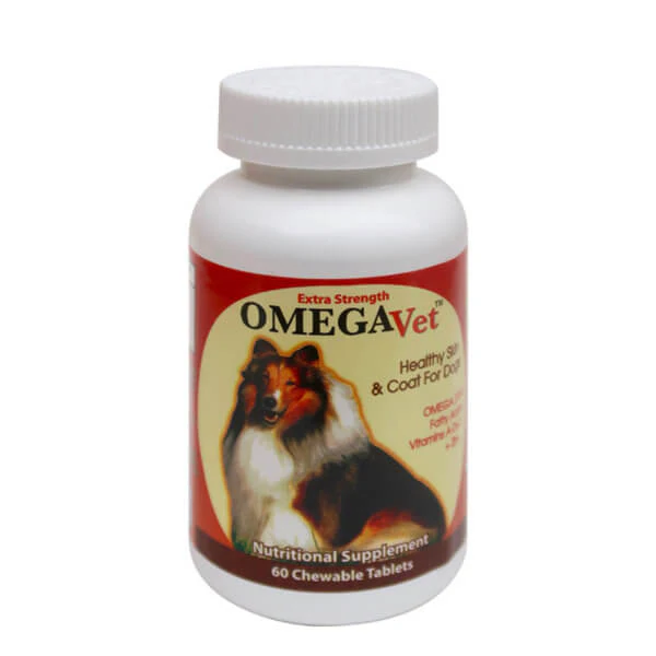 VITAMINAS PARA PERRO OMEGAVET-60 TABLETAS