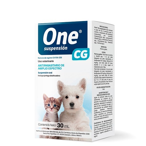 DESPARASITANTE ONE CG SUSPENSION 30ML