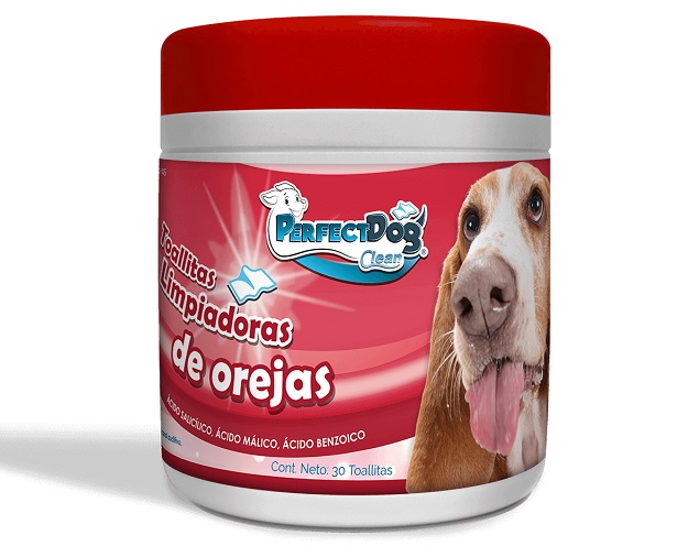 PERFECT DOG CLEAN TOALLITAS LIMPIADORAS DE OREJAS X 30 TOALLITAS