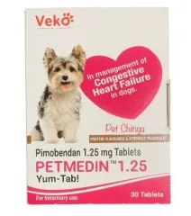 PETMEDIN 1.25 MG CAJA 30 TABLETAS