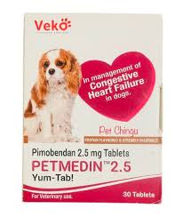 PETMEDIN 2.5 MG CAJA 30 TABLETAS