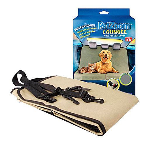 PETZOOM LOUNGEE FUNDA DE ASIENTO DE VEHICULO PARA MASCOTAS