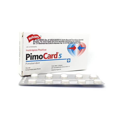 PIMOCARD 5 MG 20 COMPRIMIDOS