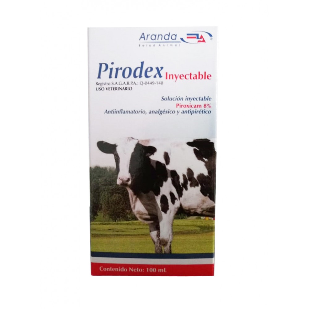 PIRODEX PIROXICAM INYECTABLE 100 ML