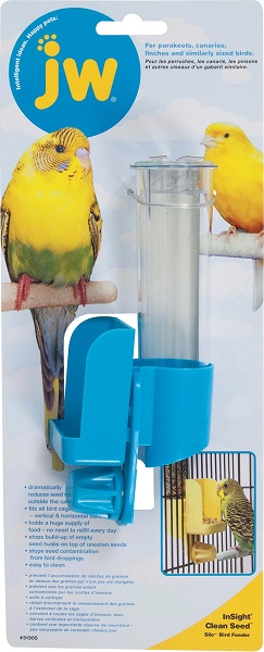 RECIPIENTE DE COMIDA PARA AVES CLEAN SEED SILO BIRD