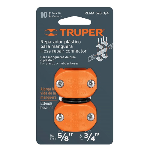 REPARADOR TRUPER PLASTICO PARA MANGUERA 5/8-3/4