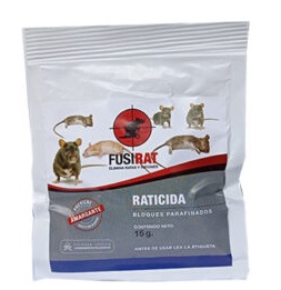 RODENTICIDA CEBO PARA RATAS FUSIRAT 15 GRAMOS