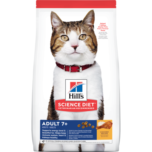 CONCENTRADO PARA GATO SCIENCE DIET ADULT 7+  4LBS