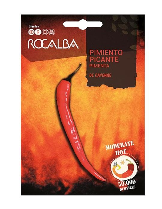 SEMILLA PIMIENTO PICANTE CAYENNA ROCALBA 0.5 GRS