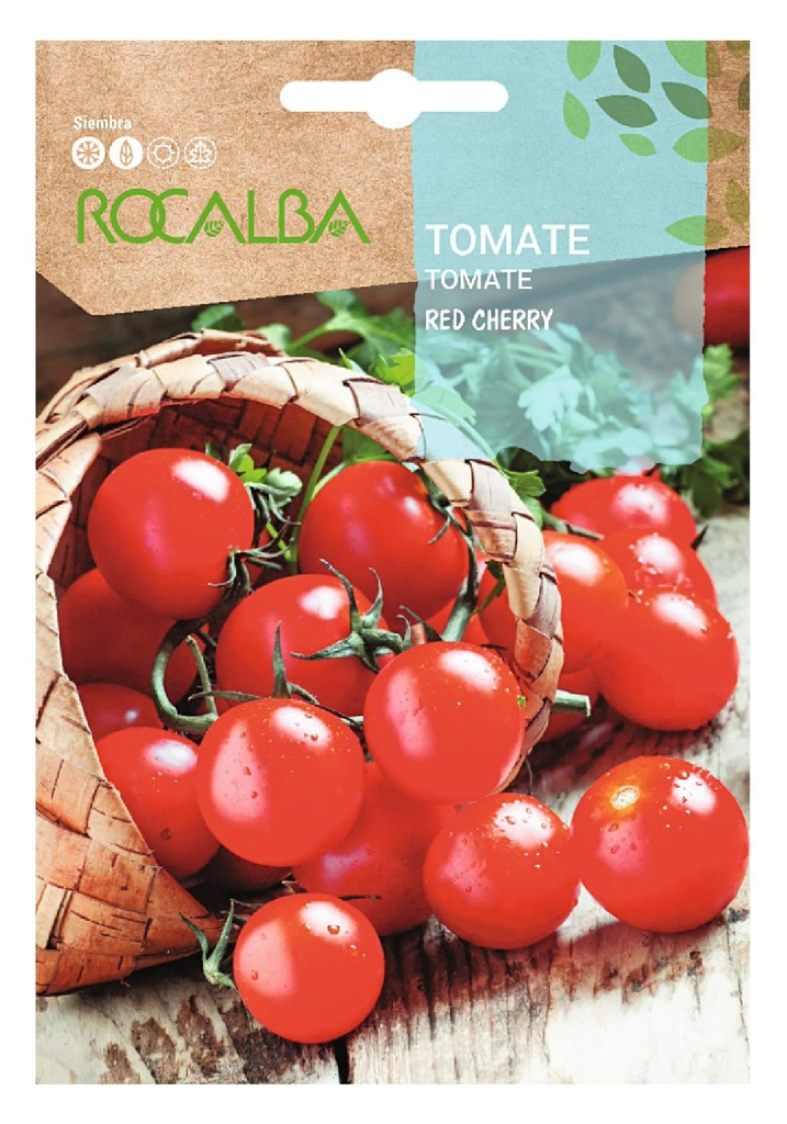 SEMILLA TOMATE ROJO CHERRY ROCALBA 1 GR