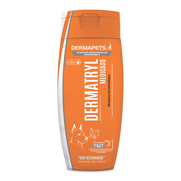 SHAMPOO DERMAPETS DERMATRYL MEDICADO-350 ML