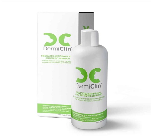 SHAMPOO DERMICLIN ANTIFUNGICO Y ANTISEPTICO 350ML