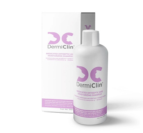 SHAMPOO DERMICLIN ANTISEPTICO Y HUMECTANTE 350ML