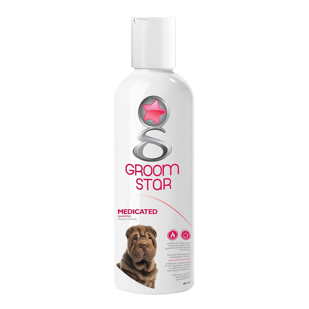 SHAMPOO GROOM STAR AZUFRE MEDICATED 480 ML