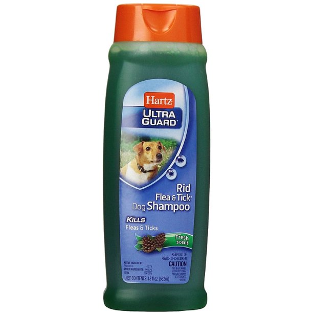 SHAMPOO HARTZ UG RID FLEA & TICK FOR DOGS 18 ONZ