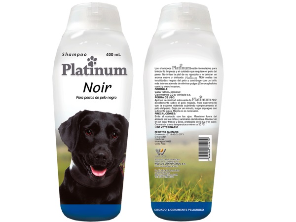 SHAMPOO PLATINUM PELO NEGRO 400 ML