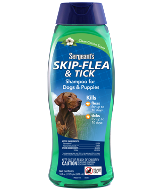 SHAMPOO SERGEANT'S SKIP-FLEA AND TICK FOR DOGS AND PUPPIES
