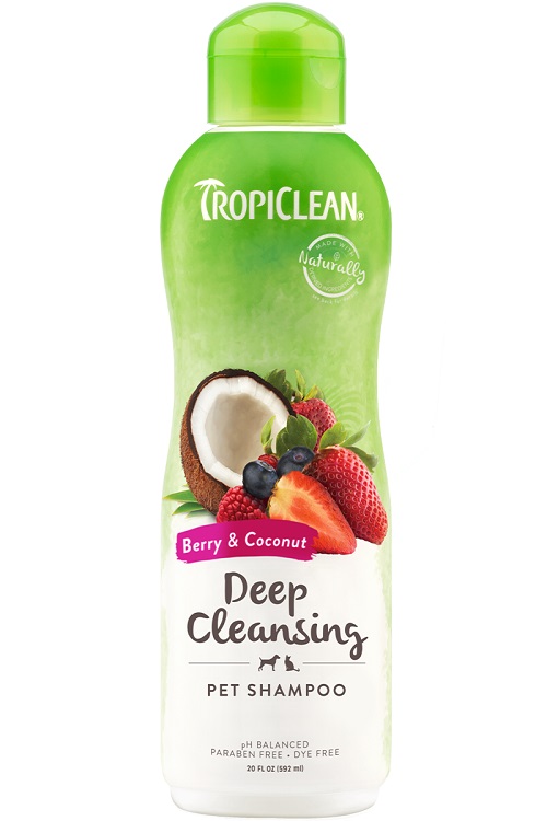 TROPICLEAN SHAMPOO BERRY & COCONUT 12 OZ