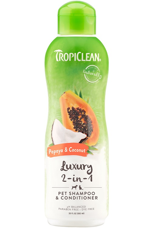 TROPICLEAN SHAMPOO PAPAYA AND COCONUT