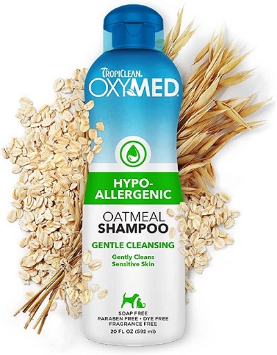 TROPICLEAN OXYMED SHAMPOO HYPOALLERGENIC OATMEAL 12 ONZ