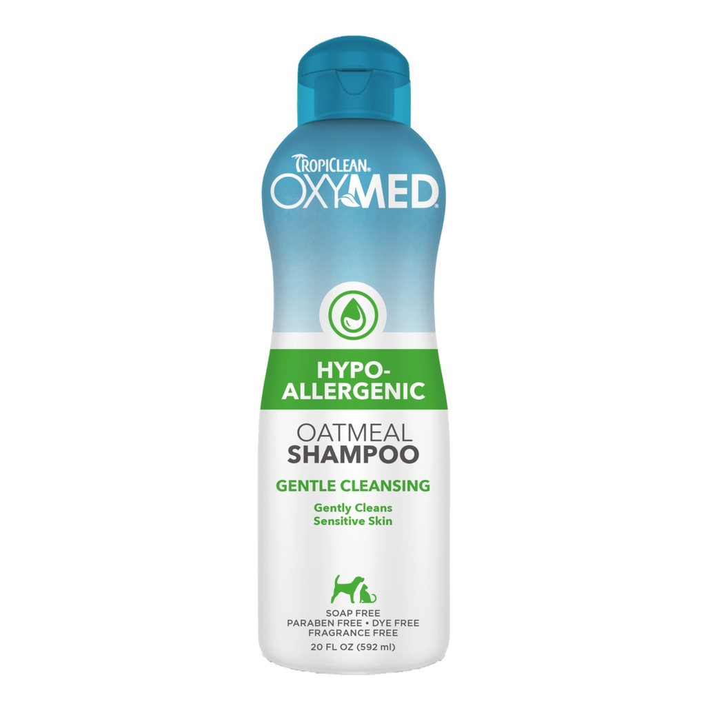 TROPICLEAN OXYMED SHAMPOO HYPOALLERGENIC OATMEAL 