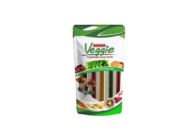 VEGGIE VEGETABLE BONGO DOG TREATS STAR STICKS