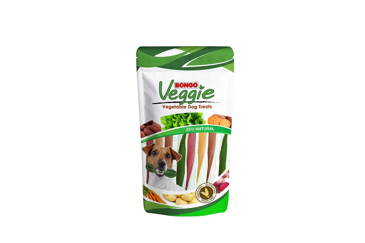 VEGGIE VEGETABLE BONGO DOG TREATS TWIST STICK CHURRO