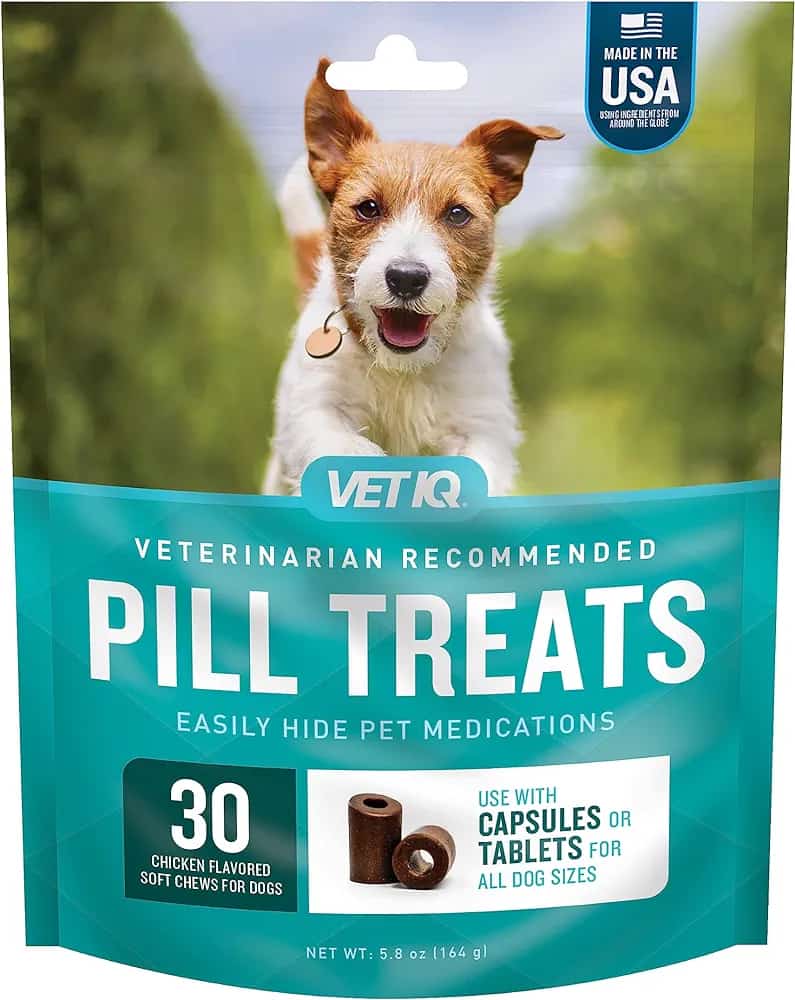 VET IQ PILL TREATS 5.8 ONZ 30 SOFT CHEWS