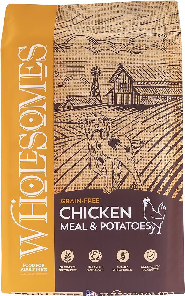 CONCENTRADO PARA PERRO WHOLESOMES CHICKEN MEAL & POTATOES 15.9 KG