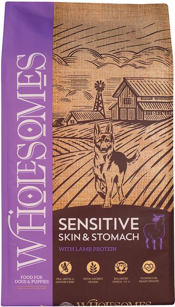 CONCENTRADO PARA PERRO ADULTO WHOLESOMES SENSITIVE SKIN LAMB 13.61 KG