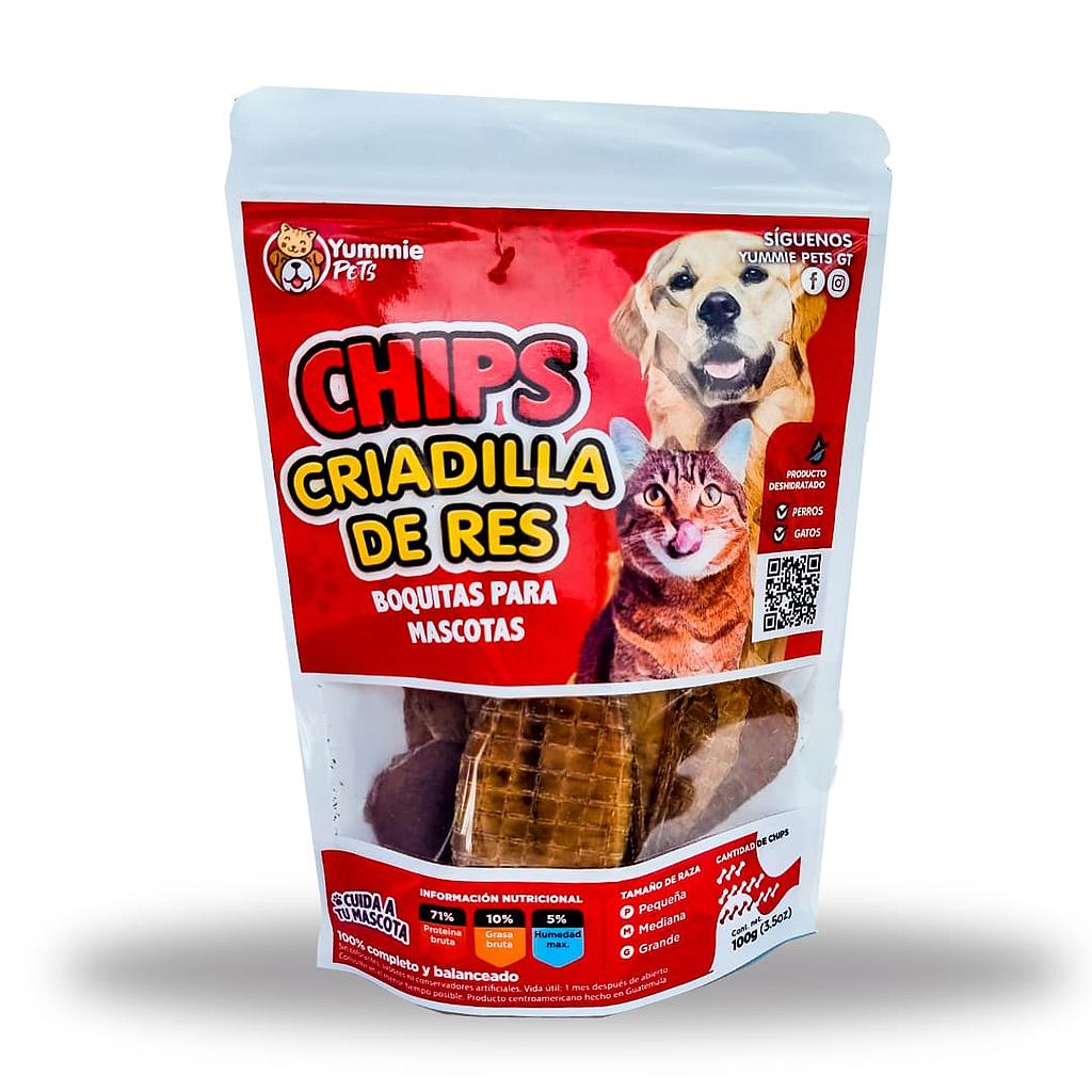 YUMMIE PETS CHIPS DE CRIADILLA DE RES 