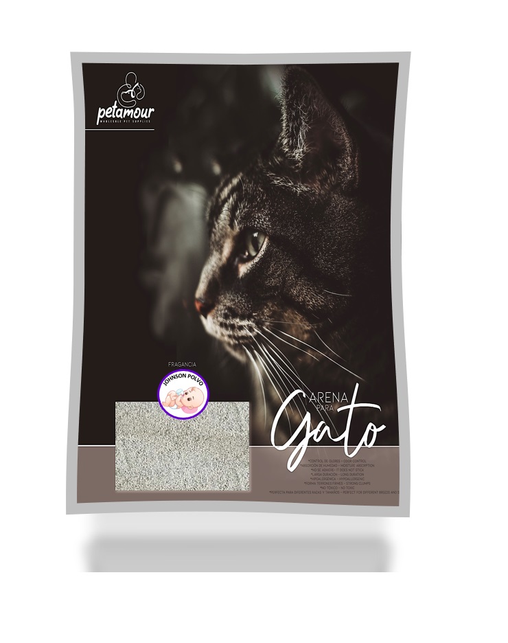 ARENA PARA GATOS PETAMOUR TALCO JOHNSON